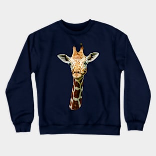 Giraffe stare Crewneck Sweatshirt